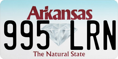 AR license plate 995LRN