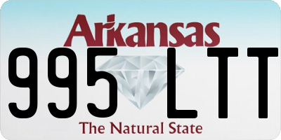 AR license plate 995LTT