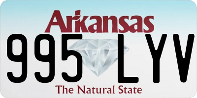 AR license plate 995LYV