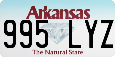 AR license plate 995LYZ