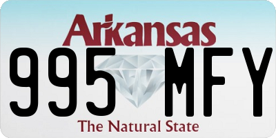AR license plate 995MFY