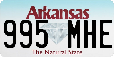 AR license plate 995MHE