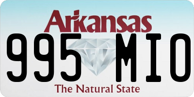 AR license plate 995MIO