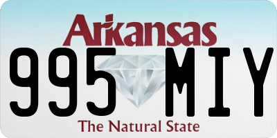 AR license plate 995MIY