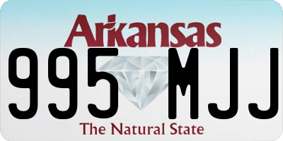 AR license plate 995MJJ