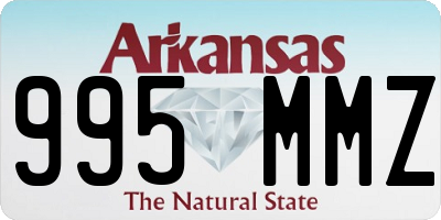 AR license plate 995MMZ
