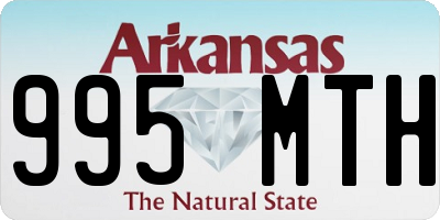 AR license plate 995MTH