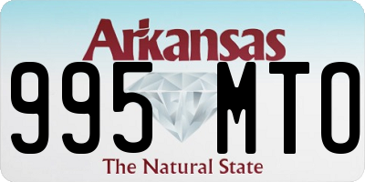 AR license plate 995MTO