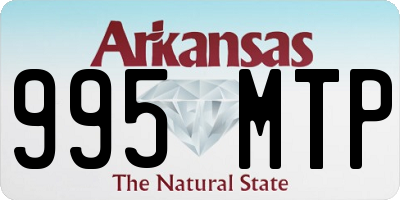AR license plate 995MTP