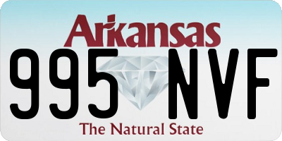 AR license plate 995NVF