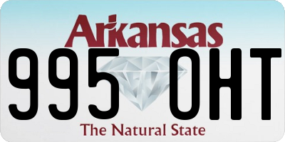 AR license plate 995OHT
