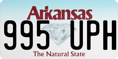 AR license plate 995UPH