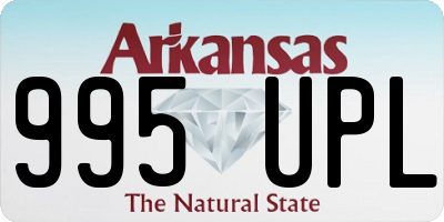 AR license plate 995UPL