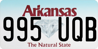 AR license plate 995UQB