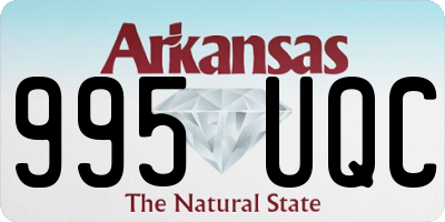 AR license plate 995UQC