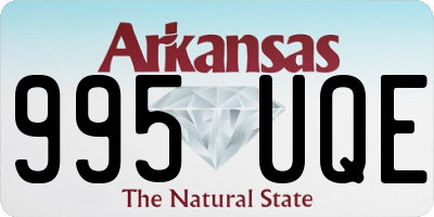 AR license plate 995UQE