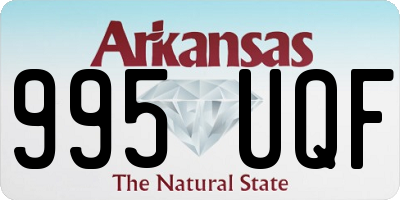 AR license plate 995UQF
