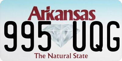 AR license plate 995UQG