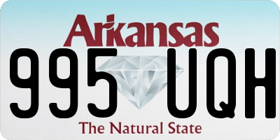 AR license plate 995UQH
