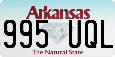 AR license plate 995UQL