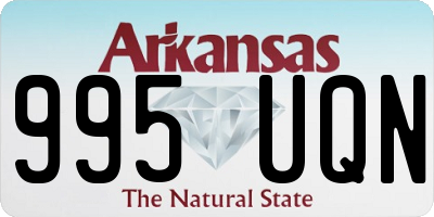 AR license plate 995UQN