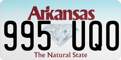 AR license plate 995UQO