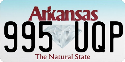 AR license plate 995UQP