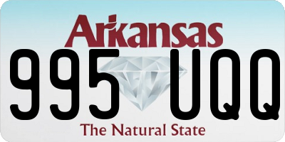 AR license plate 995UQQ