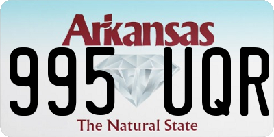 AR license plate 995UQR