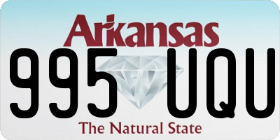 AR license plate 995UQU