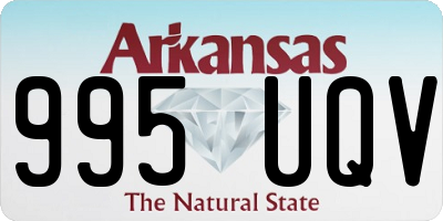 AR license plate 995UQV