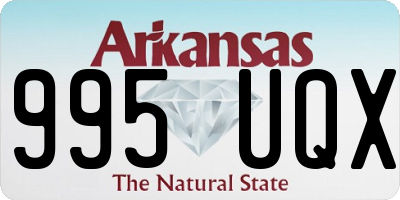 AR license plate 995UQX