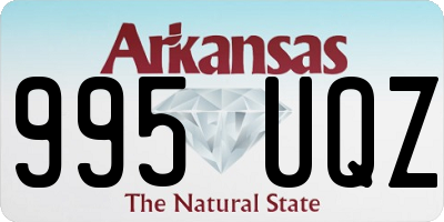 AR license plate 995UQZ