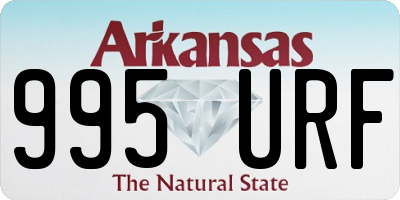 AR license plate 995URF