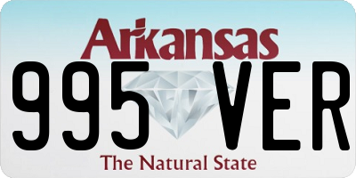 AR license plate 995VER