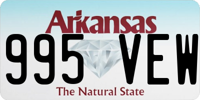 AR license plate 995VEW