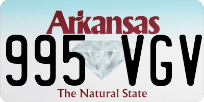 AR license plate 995VGV