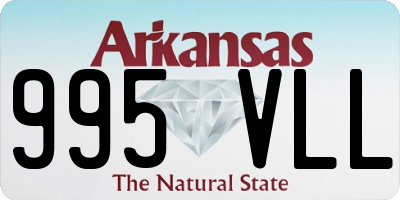 AR license plate 995VLL
