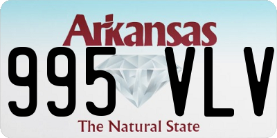 AR license plate 995VLV