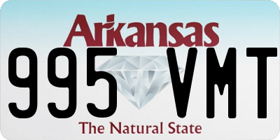 AR license plate 995VMT
