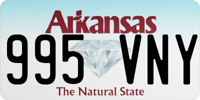 AR license plate 995VNY