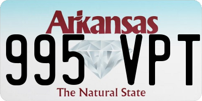 AR license plate 995VPT