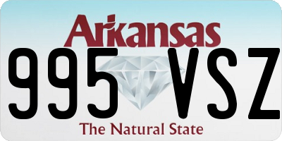 AR license plate 995VSZ