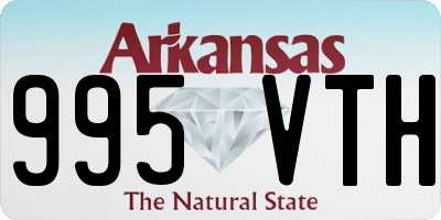 AR license plate 995VTH