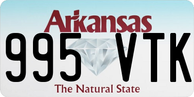 AR license plate 995VTK
