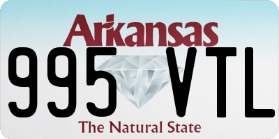 AR license plate 995VTL