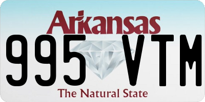 AR license plate 995VTM