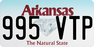 AR license plate 995VTP
