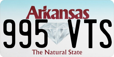 AR license plate 995VTS