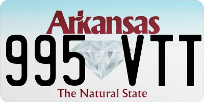 AR license plate 995VTT